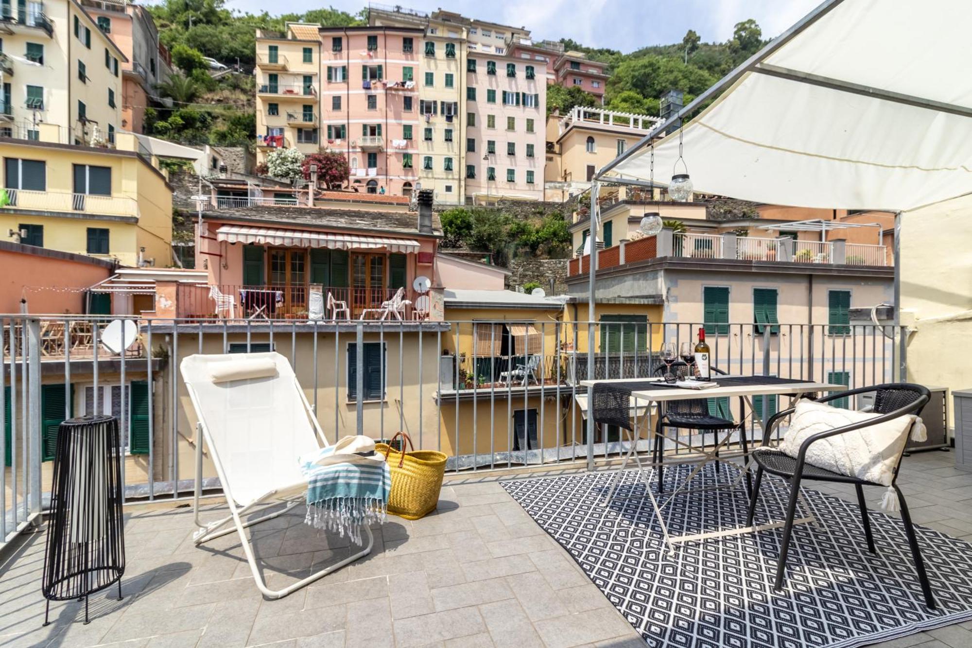 Apartmán Wanderjohn Penthouse 5Terreparco Riomaggiore Exteriér fotografie